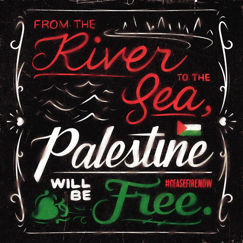 PALESTINE WILL BE FREE 2023 • Procreate