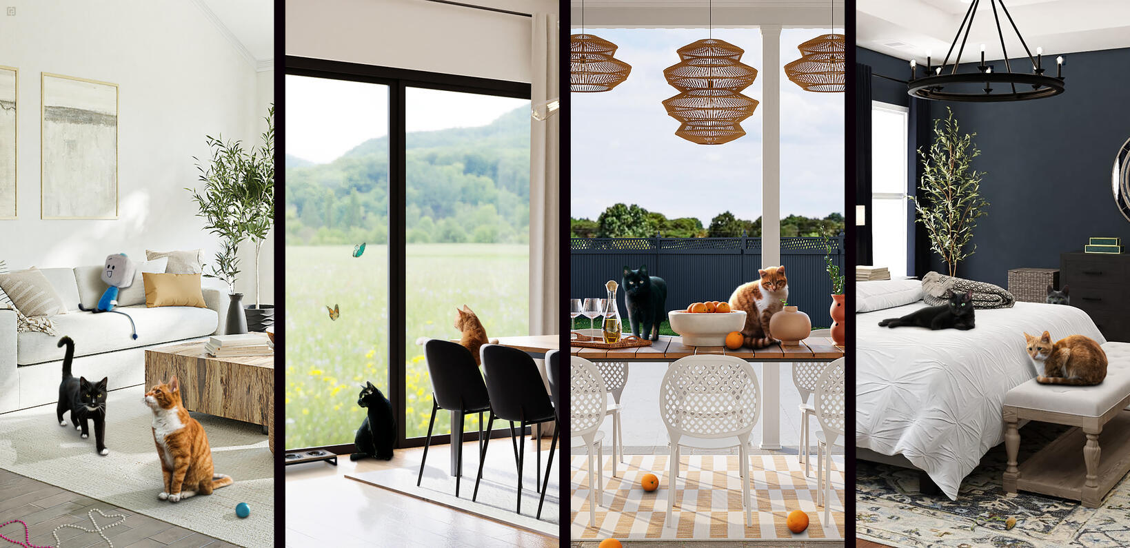 A Tale of Two Cats 2023 • Adobe Photoshop