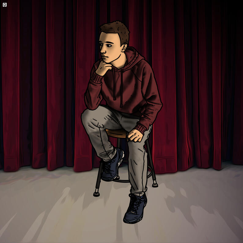 Comic Poses: Sitting 2024 • Adobe Photoshop