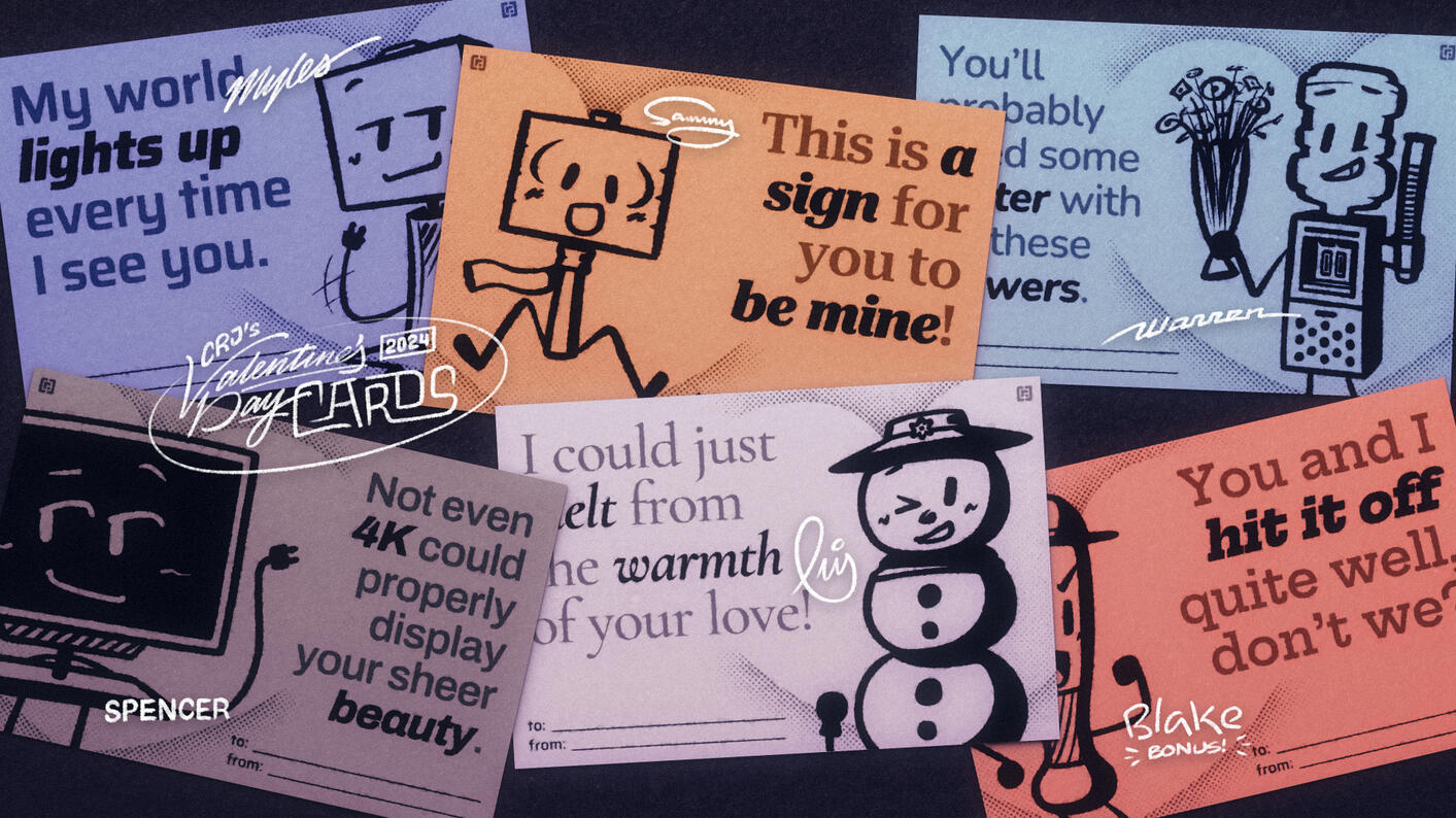 SWIMS Valentine’s Day Cards 2024 • Adobe Photoshop