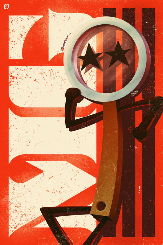 Art Fight 2024: Behind Those Starry Eyes (Attack 1) (feat. Magnifying Glass) 2024 • Procreate